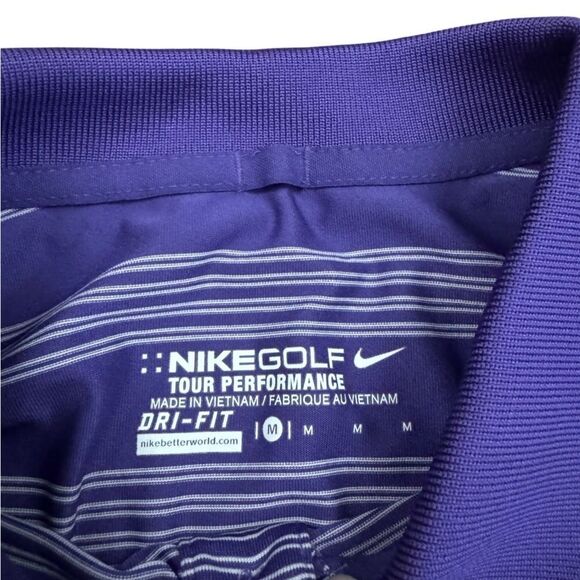 Nike Golf Men's Sea Pines Harbour Town HHI, SC Performance Polo in Purple Medium - Picture 6 of 6